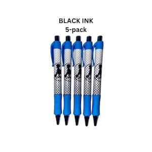 Bolígrafos taquigráficos, bolígrafos de tinta para taquígrafos judiciales, bolígrafos para taquígrafos, bolígrafos de oficina para taquígrafos judiciales, paquete de 5, tinta negra