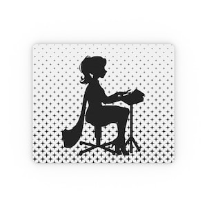 Madam Court Reporter Mouse Pad, Steno Student Desk, Captioner Stocking Stuffer
