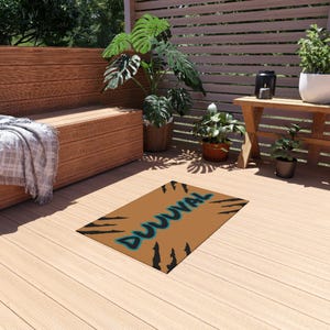 DUUUVAL Outdoor Rug, Jax Pride, Jacksonville Fan