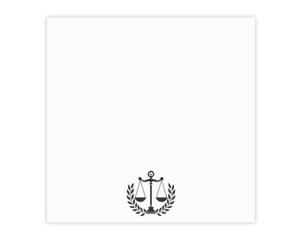 Post-it®-notitieblokken met juridisch thema, perfect voor advocaten, rechters, juridisch medewerkers, kantoorbenodigdheden, cadeaus voor rechtenstudenten, schalen van justitie