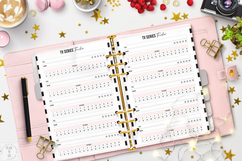 Episode Tracker Printable A4 Letter Television Journal TV Etsy Australia