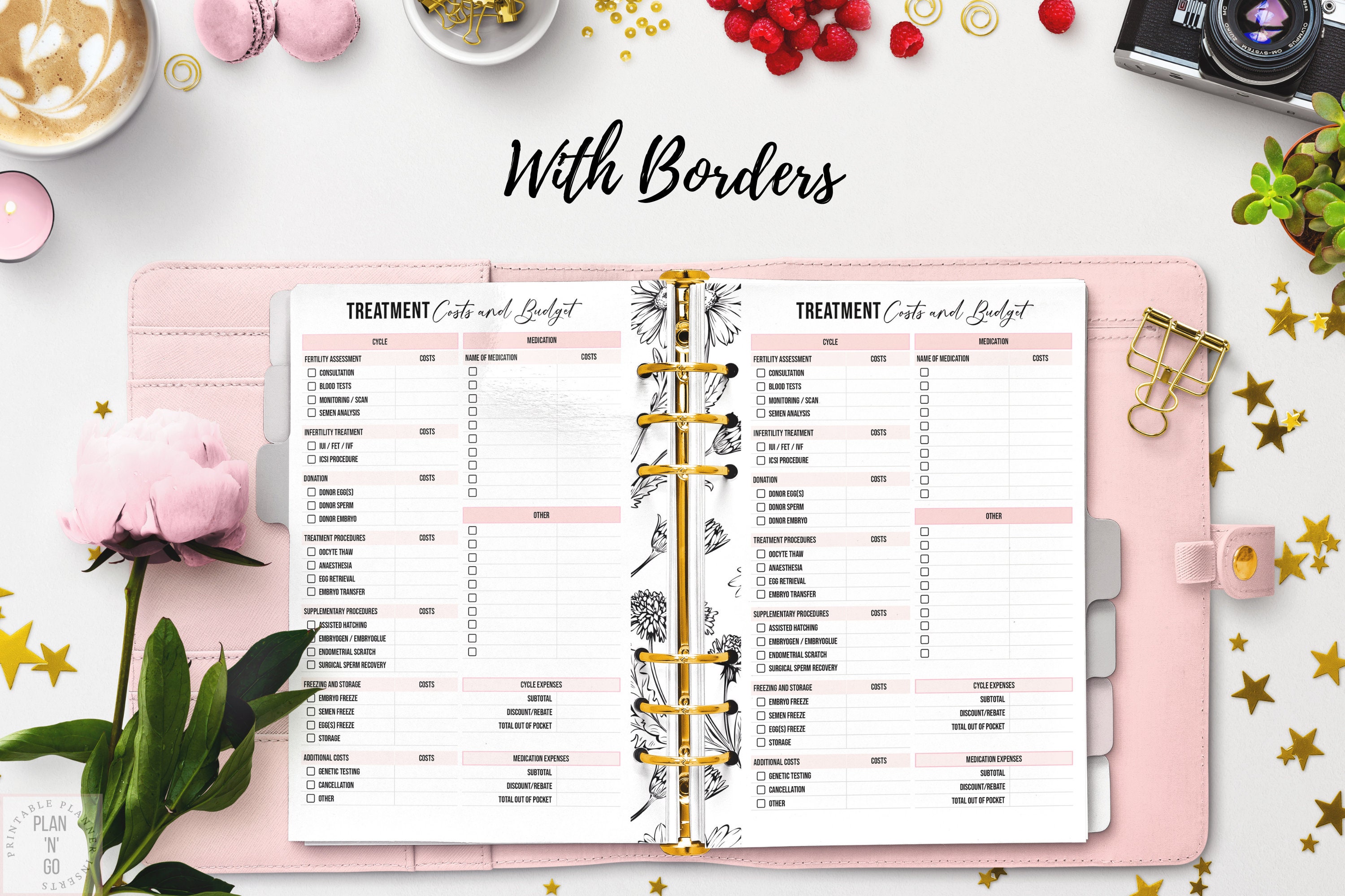 IVF Medication Tracker, Editable IVF Medication Schedule, Printable  Medication Organizer, Trying to Conceive, IVF Journal, A5, A4, Letter 