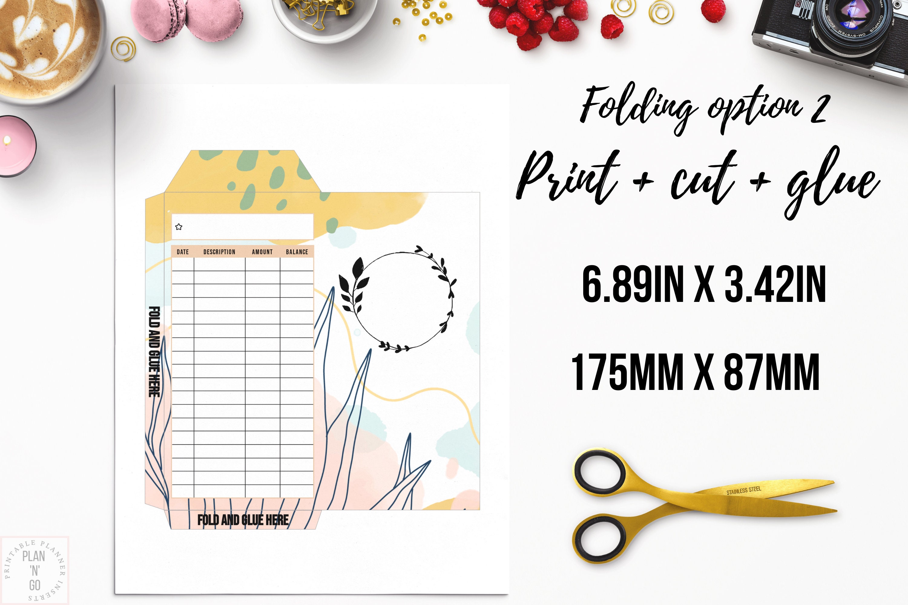 Cash Envelope Printable Expense Tracker Monthly Budget Dave - Etsy