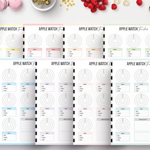 Printable Apple Watch Tracker, Fitness Journal, Workout Tracker ...
