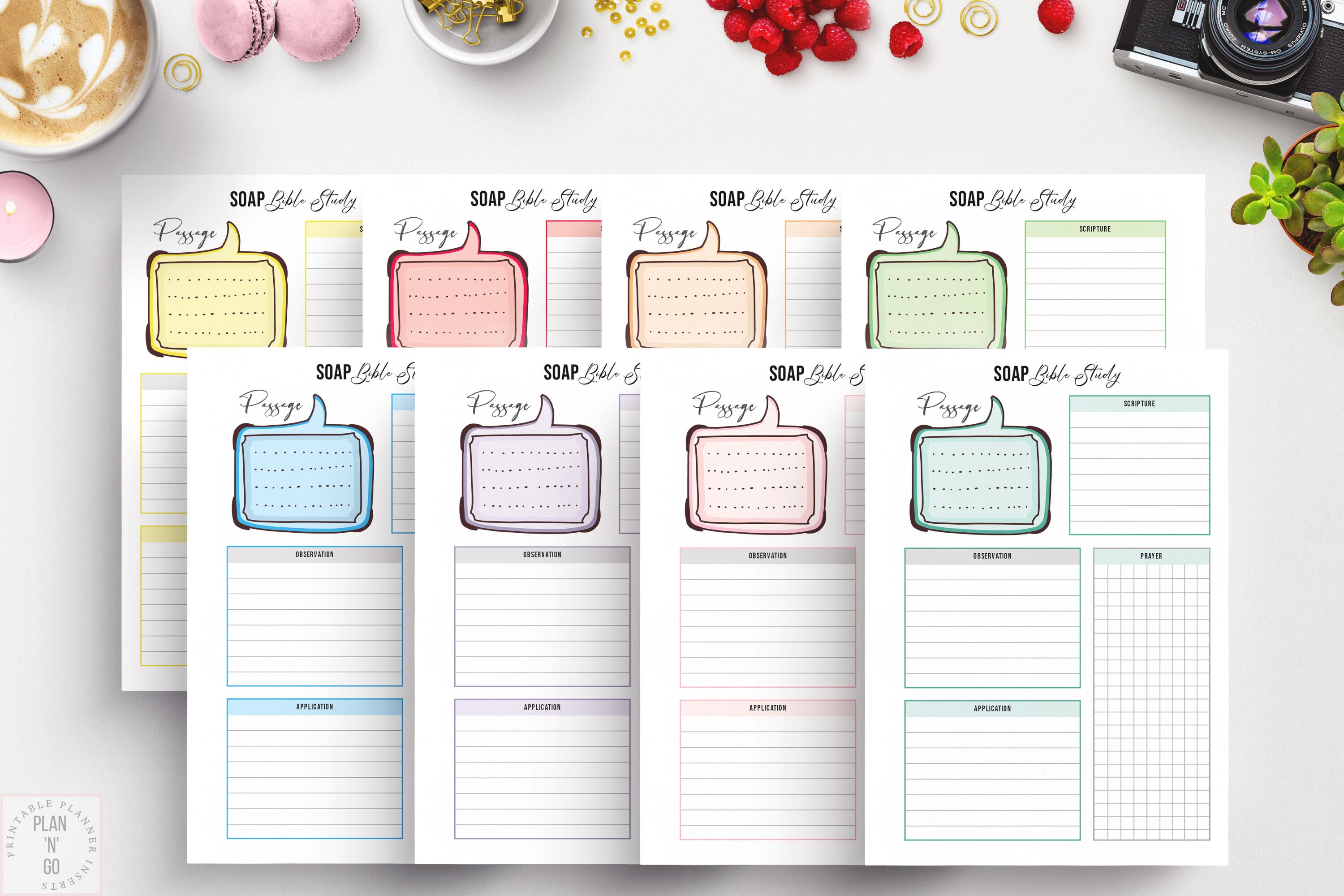 SOAP Bible Study Printable, Prayer Journal, Bible Reading, Bible Study