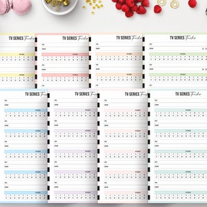 Episode Tracker Printable, A4, Letter, Television Journal, TV Show ...