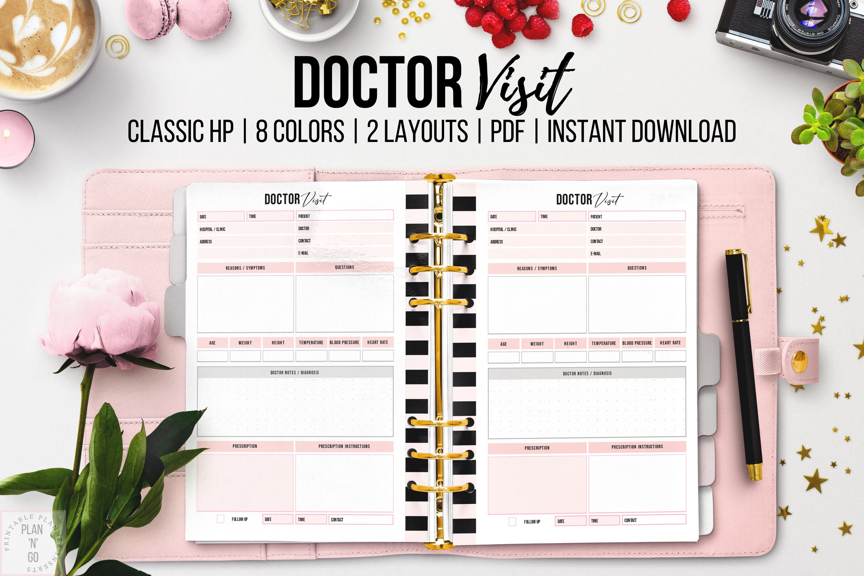 Doctor Visit Printable Classic Happy Medical Appointment - Etsy