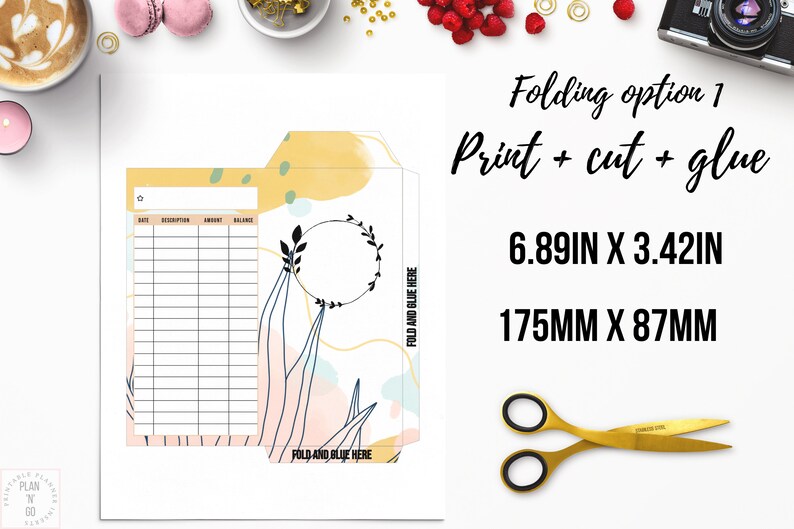 Cash Envelope Printable Expense Tracker Monthly Budget Dave - Etsy