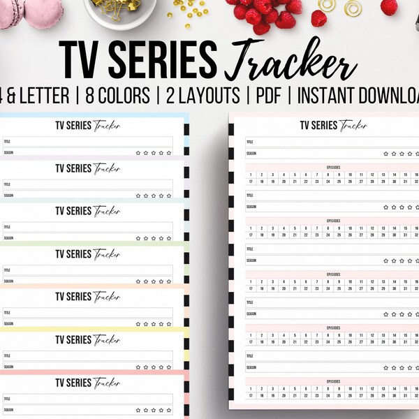 Tv Series Track Etsy