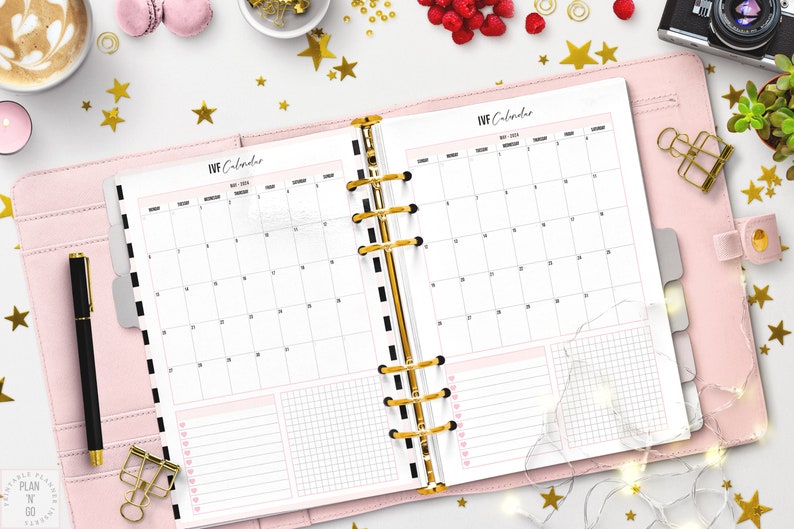 2024 Dated IVF Calendar IVF Medication Tracker (Download Now) Etsy