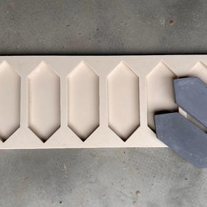 Picket Cement Tile mold, Cement Tiles, Concrete Mold, DIY Tile Mold, Hand-Made Tiles, DIY Tiles, Custom Cement Tile Molds Available
