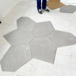 2 -PackPolygon Cement Tile Mold, DIY Concrete Tile Mold, Floor Tile, Custom Molds