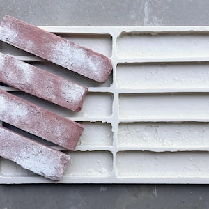 10 Thin brick Veneer Mold. Cement Tile, Concrete Mold, Custom Molds. Custom Molds Available!