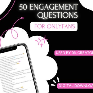 50 engagemangsfrågor för Onlyfans. Idéer för att få engagemang, idéer till bildtexter på väggen för Onlyfans.