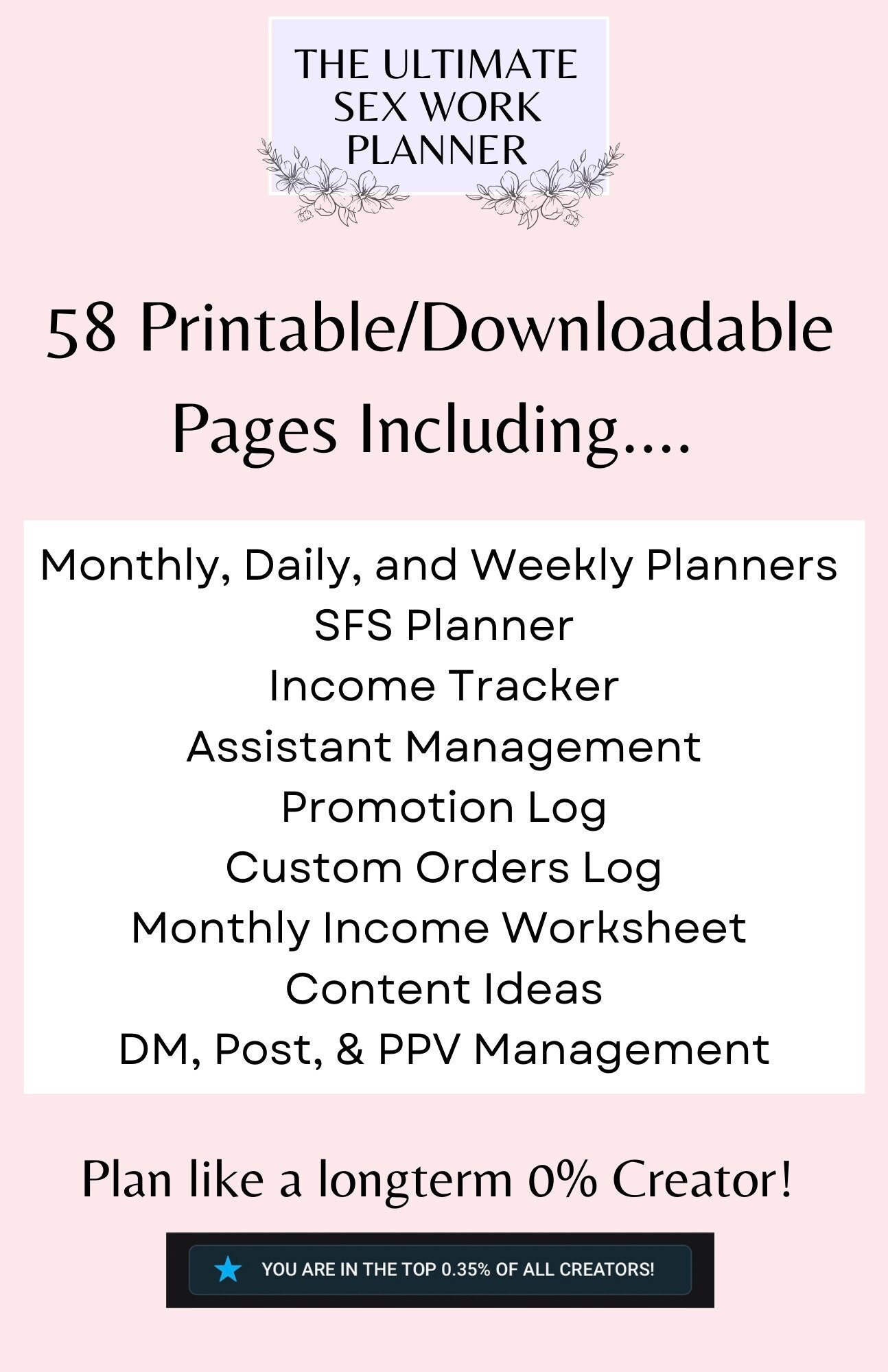 Onlyfans Planner