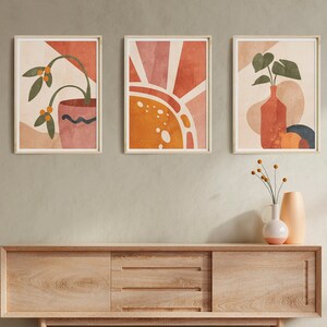 Neutral earth tones are perfect for any interior, so the digital print would make a great wall decor for any home.