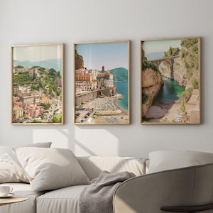 Amalfi Coast Photography Print Set: Italy Architecture (Digital Download)