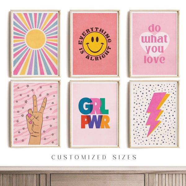 Teen Girl Wall Art Etsy