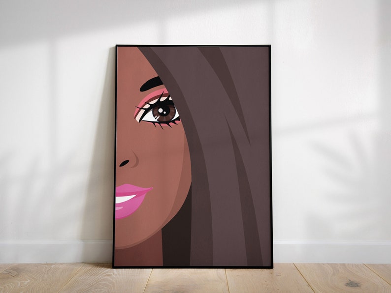 Aesthetic print is modern printable wall decor for the bedroom, teen room, dorm room, bathroom etc.