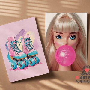 Perfect for a stylish touch to your room decor, these aesthetic girly wall art downloads are available for instant digital download. Add a pop of color and chic vibes to your space today!