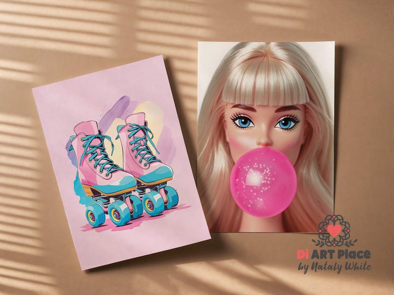 Perfect for a stylish touch to your room decor, these aesthetic girly wall art downloads are available for instant digital download. Add a pop of color and chic vibes to your space today!