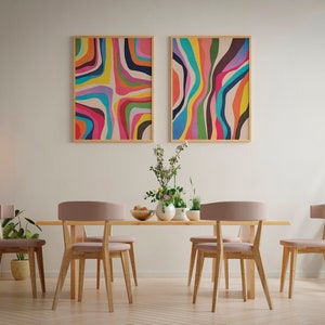 Neutral earth tones are perfect for any interior, so the digital print would make a great wall decor for any home.
