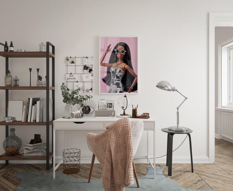 Blush pink tones will go perfectly with most modern interiors.