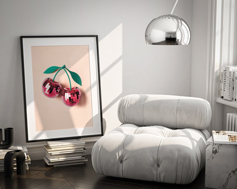 Digital art prints are a quick and easy way to decorate your interior and re-use your frames. Just download and print at any print shop or online print service.