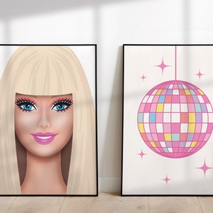Aesthetic colorful posters is modern printable wall decor for the bedroom, teen room, girl room, dorm etc.