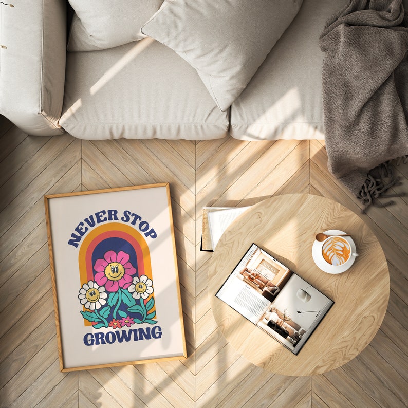 Digital art prints are a quick and easy way to decorate your interior and re-use your frames. Just download and print at any print shop or online print service.
