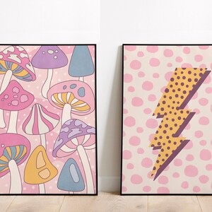 Pink and blue tones will go perfectly with most modern interiors.
