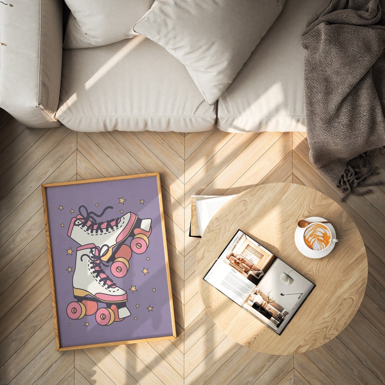 Digital art print is perfect for canvas printing and for printing on other popular materials.