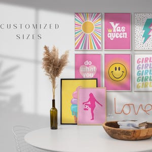 Colorful tones will go perfectly with most modern interiors and also the print can be a vibrant accent in an interior with midtones.