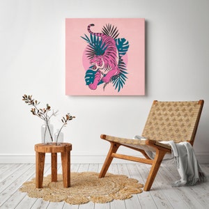 Digital Art print in Square Ratio 1x1 for wall decor with a large print on canvas. Maximum print size 90x90.