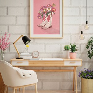 White and blush pink tones will go perfectly with most modern interiors.