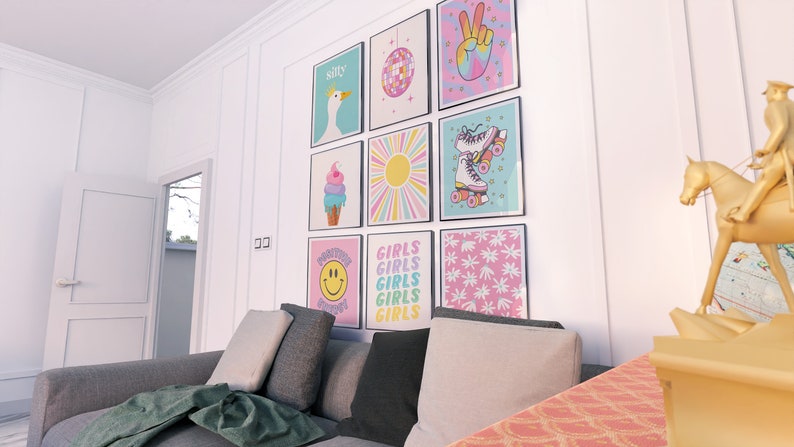 The images are great for printing on any surface: picture in a frame, textured paper, canvases, banners, fabric etc.
