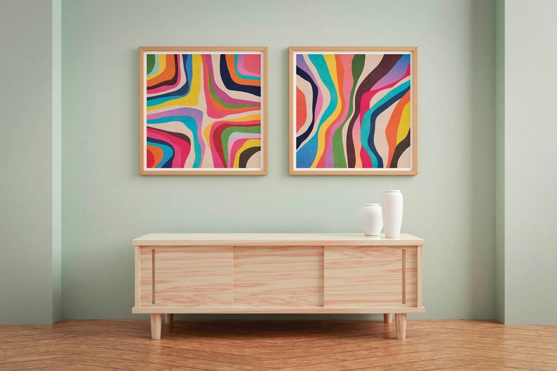 Digital Art print in Square Ratio 1x1 for wall decor with a large print on canvas. Maximum print size 90x90.