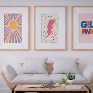 Vertical digital art prints set of 3 in 3x5 ratio with a maximum print size of 61x101 cm.