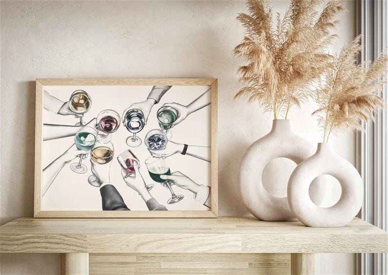 Digital art print is perfect for canvas printing and for printing on other popular materials.