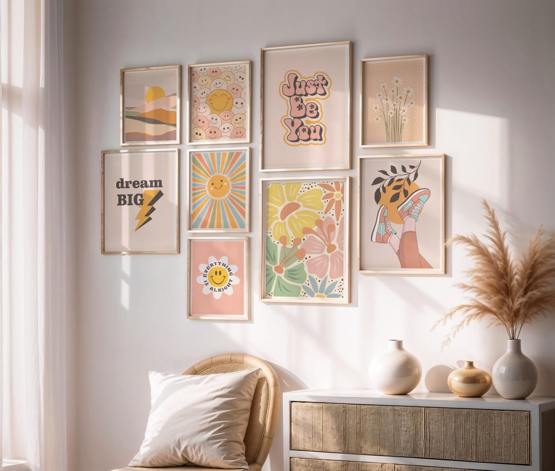 TwoDays Preppy kamerdecoratie esthetisch, preppy wanddecoratie, preppy