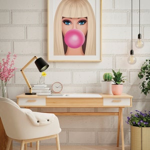 Digital art prints are a quick and easy way to decorate your interior and re-use your frames. Just download and print at any print shop or online print service.