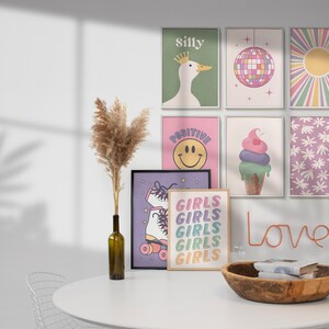 astel Funny poster set is modern  printable wall decor for the bedroom, dorm room, teen room, bathroom etc.