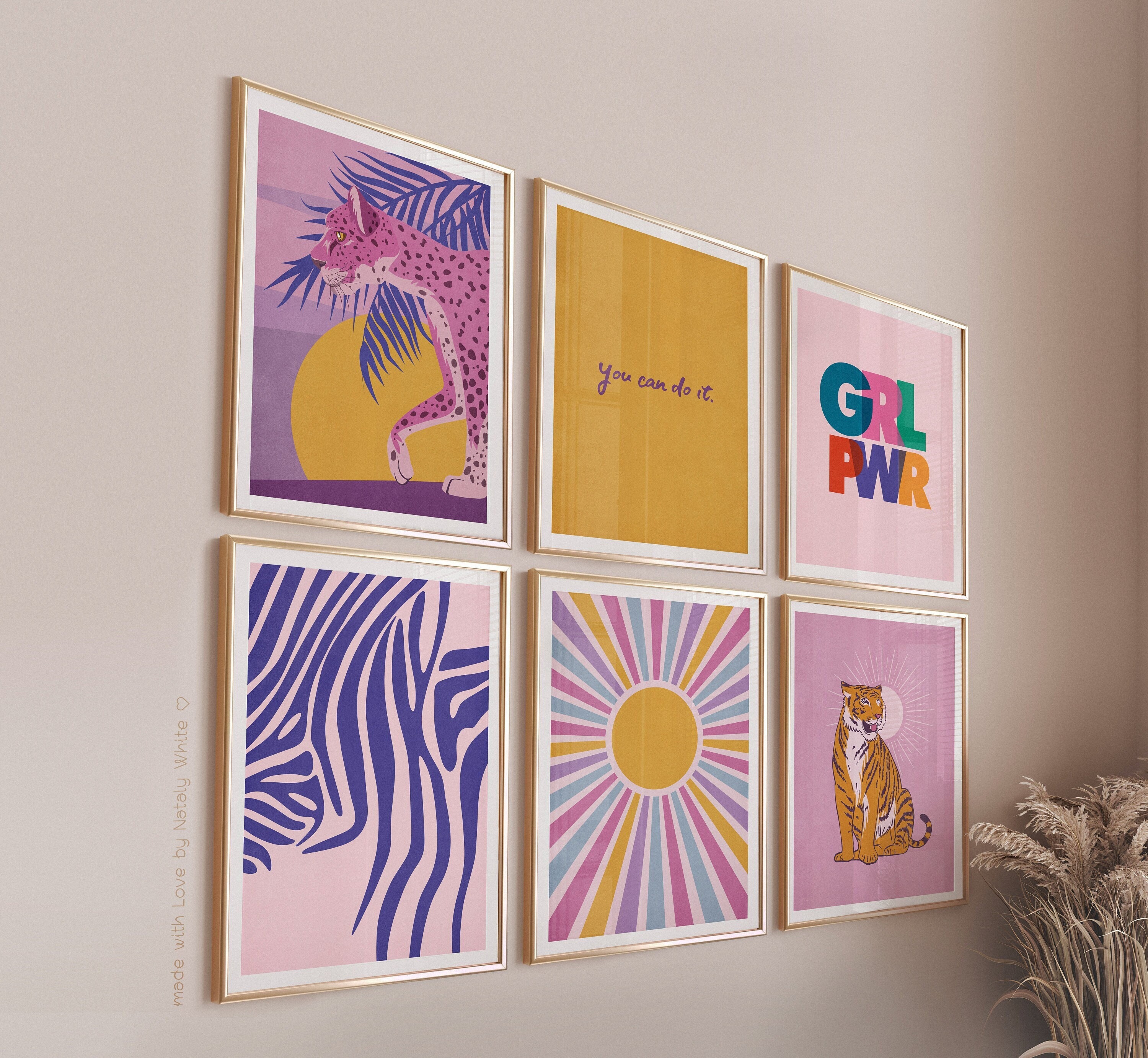 Room Decor Aesthetic Minimalist Trending Printables Wall Art Set of 6