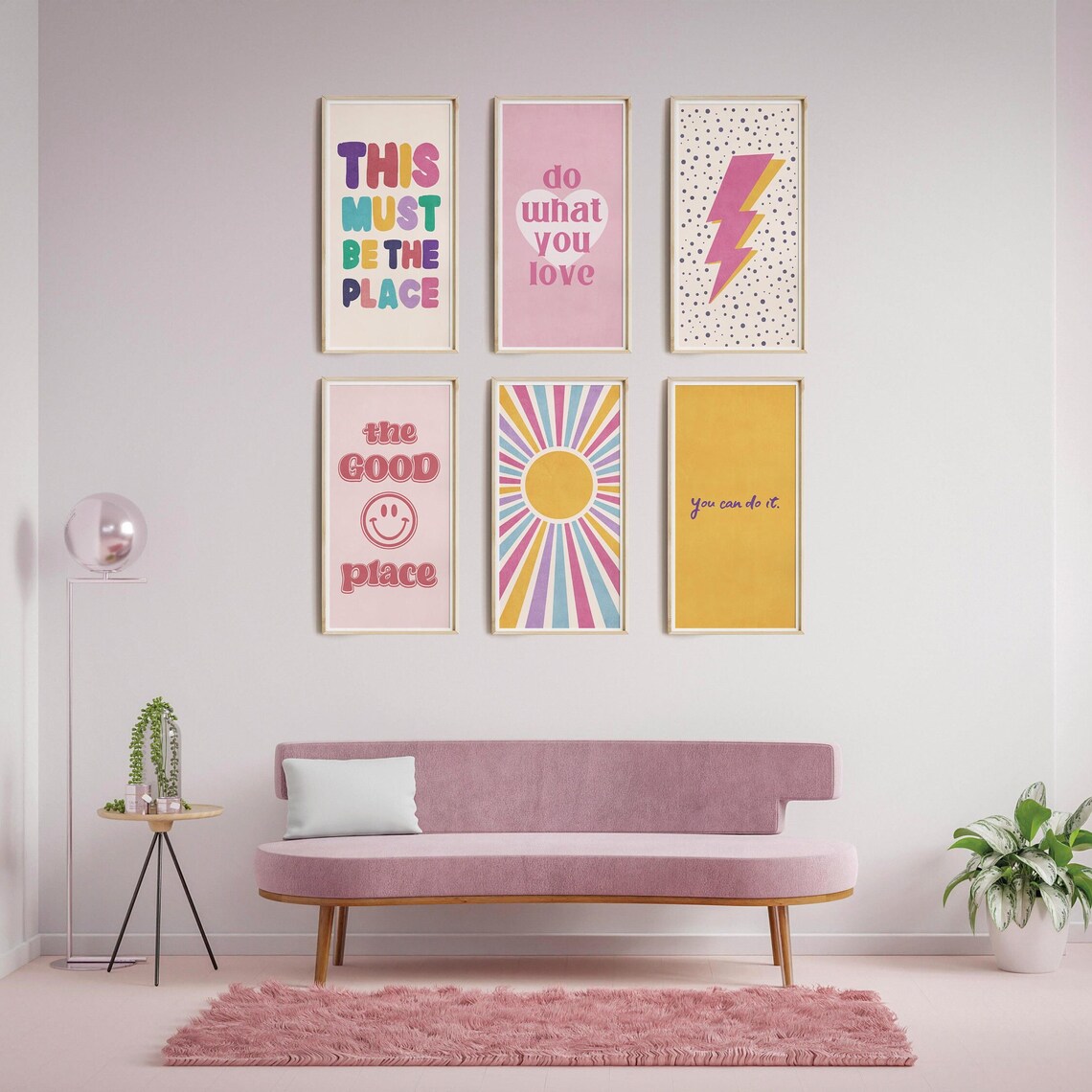 Wall Art for Bedroom Printables Preppy Aesthetic College Dorm Etsy