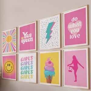 Preppy prints is modern printable wall decor for the dorm room, bedroom, teen room, bathroom, girl’s room, etc.