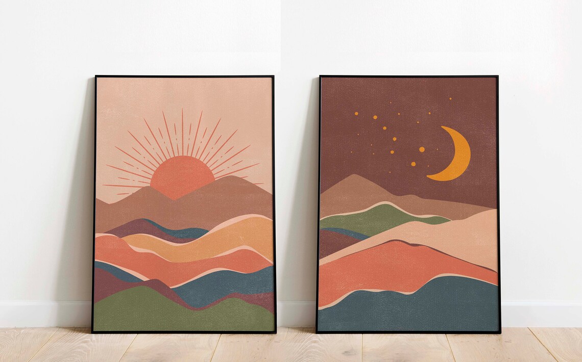 Digital Download Wall Art Prints Set of 3 Printable Wall Art Etsy