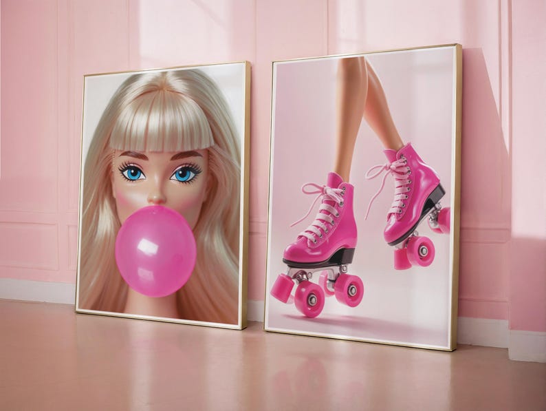 Perfect for adding a pop of color to any room, these downloadable prints are ideal for creating a chic and playful vibe in your home. Instantly elevate your space with these unique pieces of pink wall art home decor prints.