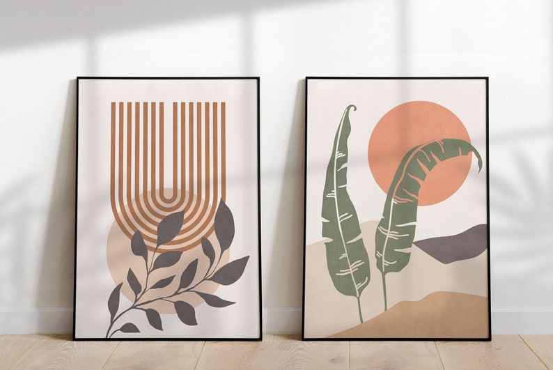 Digital art prints are a quick and easy way to decorate your interior and re-use your frames. Just download and print at any print shop or online print service.