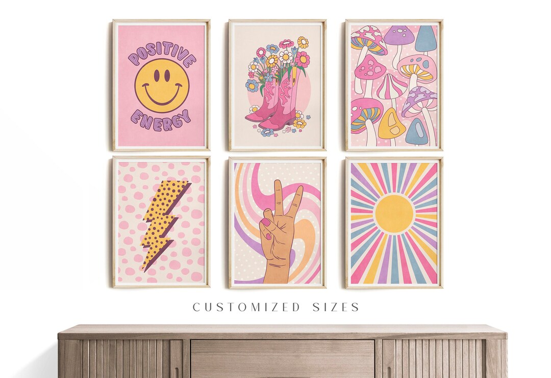 Trendy Wall Art Prints Set of 6 Wall Art Prints Wall Art Etsy