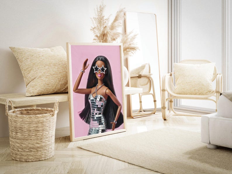 Digital art print for canvas printing, perfect modern room decor for teen room, bedroom, dorm room, as well as work space.